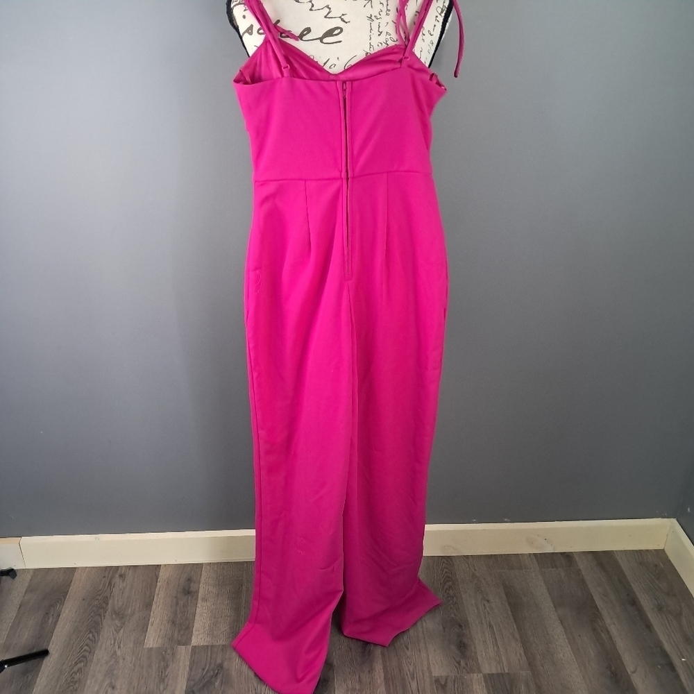Crystal Sky Jumpsuit Women's Size XS Fuschia Pink